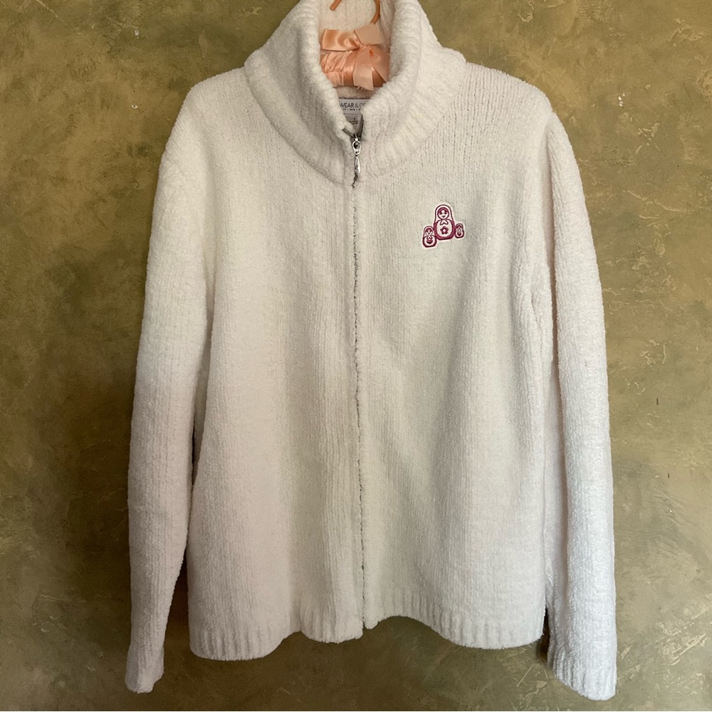 Cruisewear & Company Cozy Sherpa Matroska Doll Full Zip Sweater